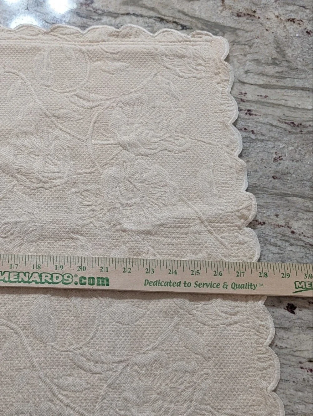 MATELASSE Shams STANDARD Cream Tan 100% COTTON Portugal PAIR By Artiste Floral